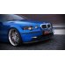 Накладка сплиттер на передний бампер на BMW 3 E46 Compact